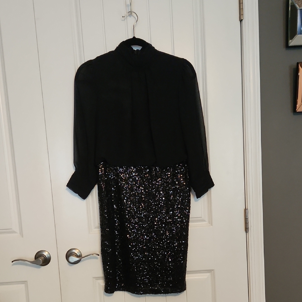 Bebe Black Elegant Dress